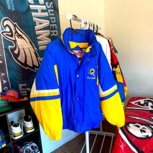 90’s Vintage Rams ProLine Puffer Jacket